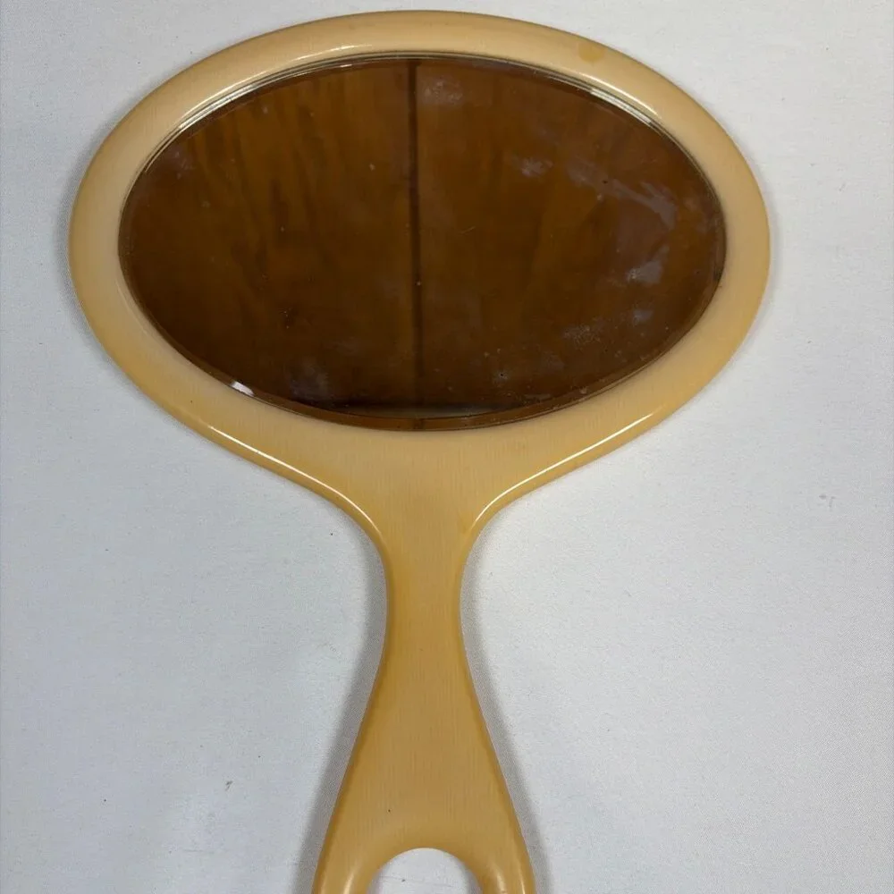 Vintage Oval Hand Mirror